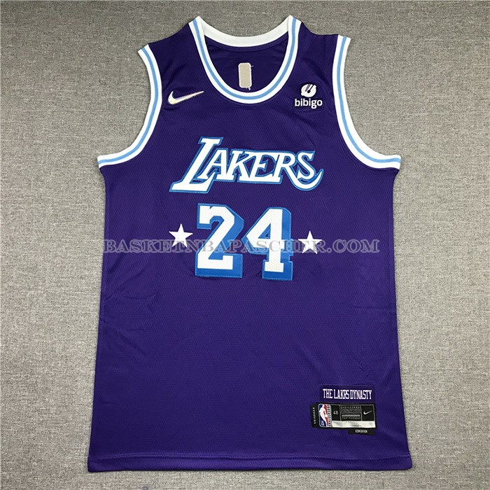 Maillot Los Angeles Lakers Kobe Bryant NO 24 Ville Edition 2021-22 Volet